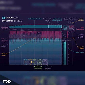 [Peak Brickwall高保真墙式限制器插件]Signum Audio Bute Limiter 2 (StereoSurround) v2.0.1 [WiN]（45Mb）