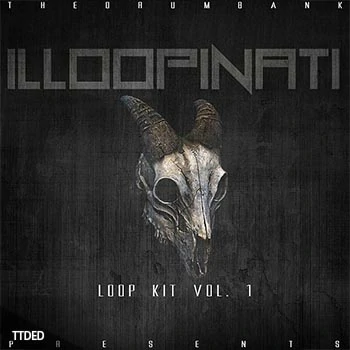 [氛围弛放乐素材]TheDrumBank Illoopinati MIDI Pack Volume 1 [WAV, MiDi]（71Mb）