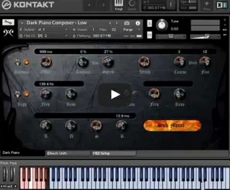 Replika Sound – Dark Piano Composer KONTAKT