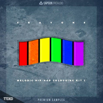 [RAP嘻哈说唱采样]Capsun ProAudio Crayons Melodic Hip Hop Colouring Kit [WAV]（231Mb）