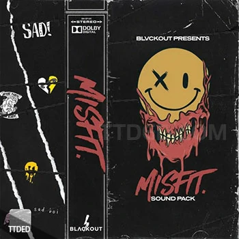 [嘻哈陷阱素材FL混音预置]Fxrbes Beats Misfit Sound Kit [WAV, MiDi]（286Mb）