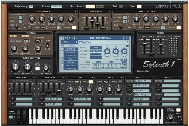 Sylenth1 VST 插件合成器 EDM 电音神器 32/64 中文教程+超级预制 支持mac VST 64位