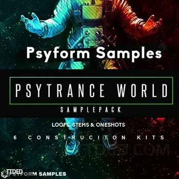 [PsyTrance迷幻舞曲采样]Psyform Samples Psytrance World Sample Pack [WAV]（379Mb）