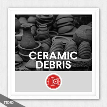 [陶瓷破碎碎片音效]Big Room Sound Ceramic Debris [WAV]（104Mb）