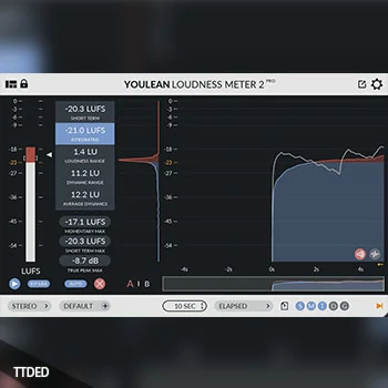 [响度测量插件]Youlean Loudness Meter Pro v2.4.0  v2.1.1 [WiN, MacOSX]（20Mb）
