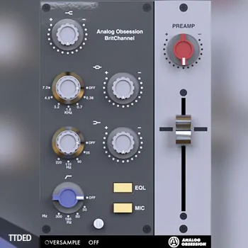 [前置放大器EQ电路插件]Analog Obsession BritChannel v3.0 RETAiL [WiN, MacOSX]（61Mb）