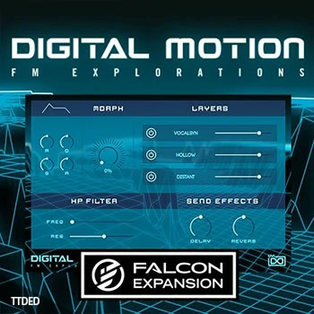 [Falcon音色库预置FM铃声按键音景FX]UVI Digital Motion v1.0.0（10Mb）