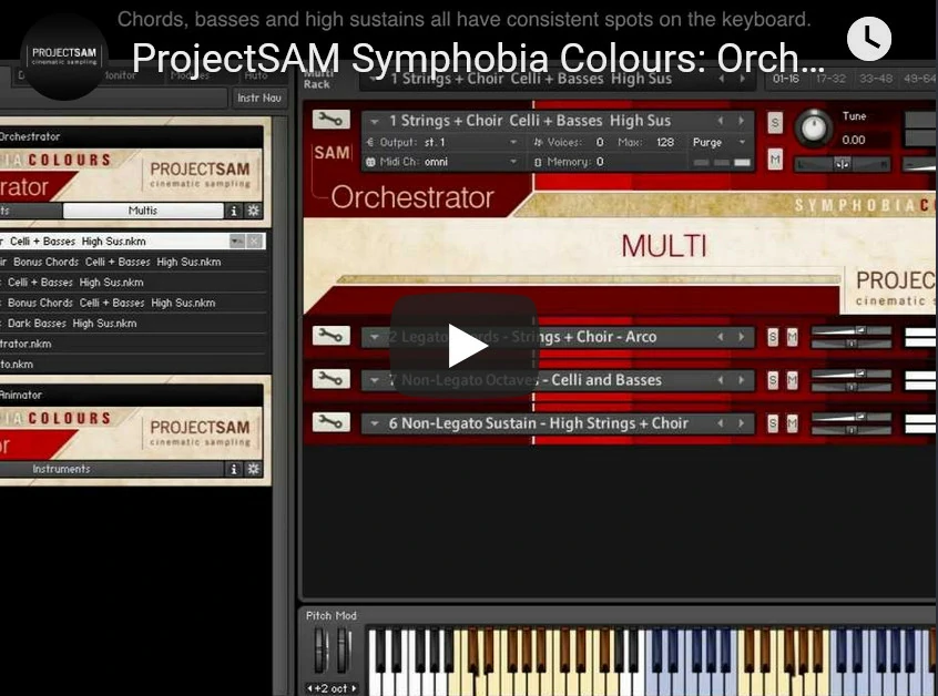 ProjectSAM Symphobia Colours: Orchestrator v1 KONTAKT