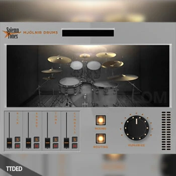 [摇滚金属鼓组音源插件]Solemn Tones Mjolnir Drums v1.5.3 RETAiL [WiN, MacOSX]（1.29Gb）