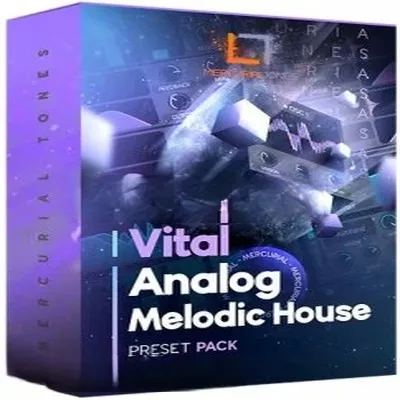 Mercurial Tones Analog Melodic House Presets pack VITAL Wav Midi