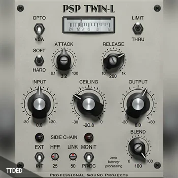 [光学双算法经典限制器插件]PSPaudioware PSP Twin-L v1.1.0 [WiN]（40Mb）