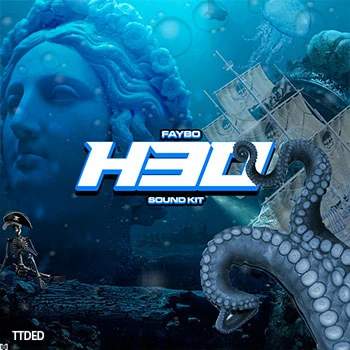[嘻哈陷阱RnB素材FL混音预置]Faybo H3O (Drill Kit) [WAV, MiDi]（23Mb）
