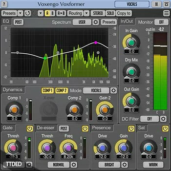 [人声成型器]Voxengo Voxformer v2.14 [WiN, MacOSX]（35Mb）