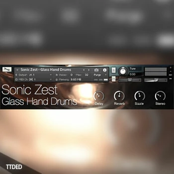 [玻璃手鼓音源]Sonic Zest Glass Hand Drums [KONTAKT]（42Mb）