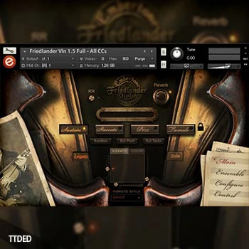 [小提琴音源]Embertone Friedlander Violin Combo Edition v1.5 [KONTAKT]（6.85Gb）