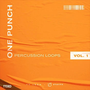 [嘻哈RnB打击乐采样]shanks. x Ty Leon One Punch Percussion Loops Vol.1 [WAV]（168Mb）