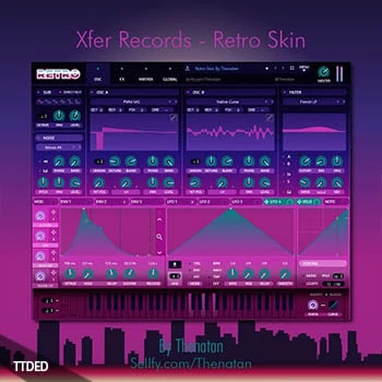 [皮肤]Thenatan Xfer Records Retro（3Mb）