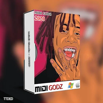 [嘻哈说唱陷阱素材]Midi Godz Trippie Redd Type Kit [WAV, MiDi]（39Mb）