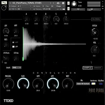 [苦痛钢琴惊悚氛围音效音源]Silence+Other Sounds PAIN PIANO [KONTAKT]（2.07Gb）