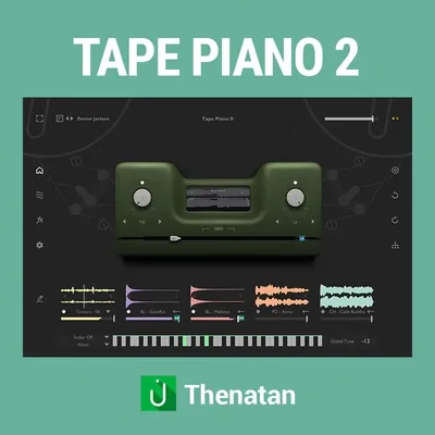 Thenatan Tape Piano 2.0.0 破解版 – Lo-Fi 键盘乐器插件