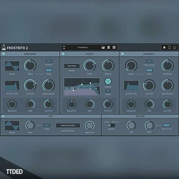 [频谱冻结多重效果插件]AudioThing Frostbite 2 v2.0.0 [WiN]（12Mb）