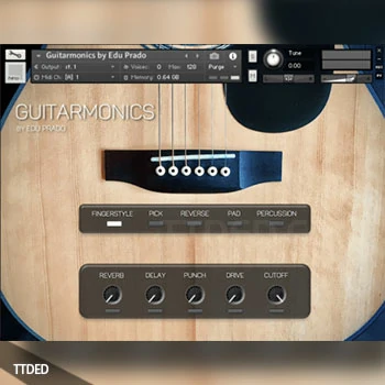 [真实原生吉他音源]Edu Prado Sounds Guitarmonics [KONTAKT]（576Mb）