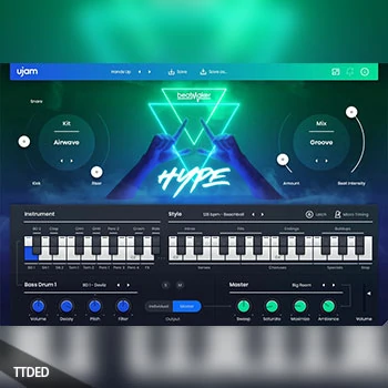 [前卫浩室EDM专用虚拟乐器插件]UJAM Beatmaker HYPE v2.1.0 v2.1.2 [WiN, MacOSX]（95Mb）