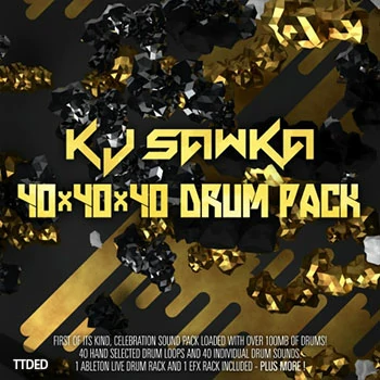[电子舞曲鼓组采样]Splice Sounds KJ Sawka 40x40x40 Drum Pack [WAV, AiFF]（84Mb）