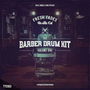[嘻哈说唱陷阱鼓采样包]Julez Jadon Fresh Fades On The Cut The Barber Drum Kit Vol.1 [WAV]（155Mb）