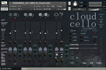Sound Dust Cloud Bass KONTAKT