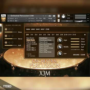 [管弦乐队打击乐器音源]Strezov Sampling Orchestral Percussion X3M [KONTAKT]（11.32Gb）