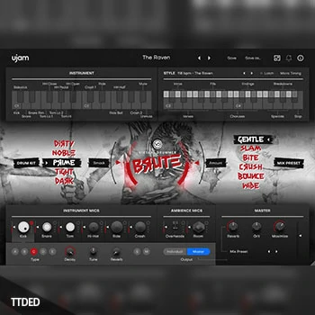 [虚拟鼓手BRUTE经典摇滚]UJAM Virtual Drummer BRUTE v2.1.1 [WiN]（3.09Gb）