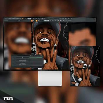 [Trap陷阱素材FL工程FL混音预置]StudioPlug DaBaby (Producer Kit) [WAV, MiDi]（126Mb）