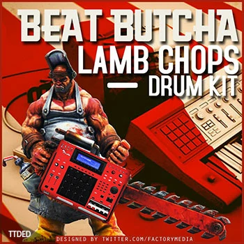 [嘻哈说唱鼓组采样Beat Butcha Lamb Chop Drum Kit [WAV]（42Mb）