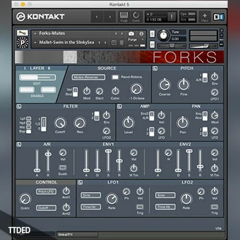 [合成音色乐器音源]Particle Sound Forks [KONTAKT]（3.98Gb）