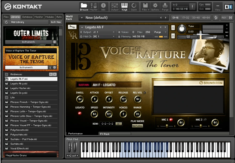 Soundiron Voice of Rapture The Tenor vol.2 KONTAKT