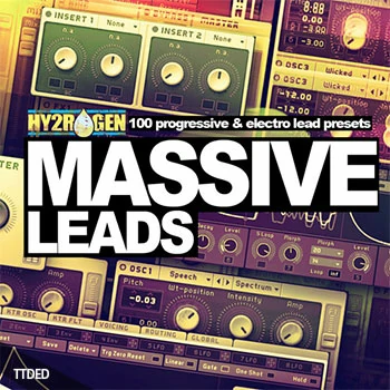 [Massive预置前卫电子舞曲]HY2ROGEN Massive Leads（4Mb）
