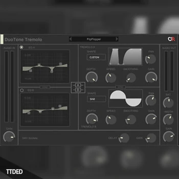 [颤音效果器插件]Channel Robot DuoTone Tremolo v1.0.0 [WiN, MacOSX]（30Mb）