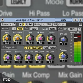 [低音增强插件]Voxengo LF Max Punch v1.10 [WiN, MacOSX]（22Mb）