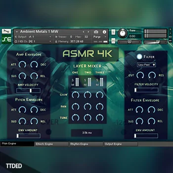 [影视氛围综合乐器音源]Soundethers ASMR 4K [KONTAKT]（1.75Gb）