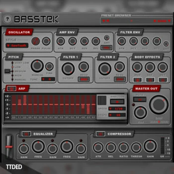 [低音合成器插件]Psytrance Plugins BassTek v1.0 [WiN, MacOSX]（8Mb）
