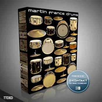[马丁法国鼓组音源]Rattly and Raw Martin France Drums [KONTAKT]（12.6Gb）