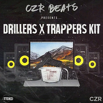 [嘻哈陷阱Grime鼓组采样]CZRBeats DRILLERS X TRAPPERS KIT [WAV]（101Mb）