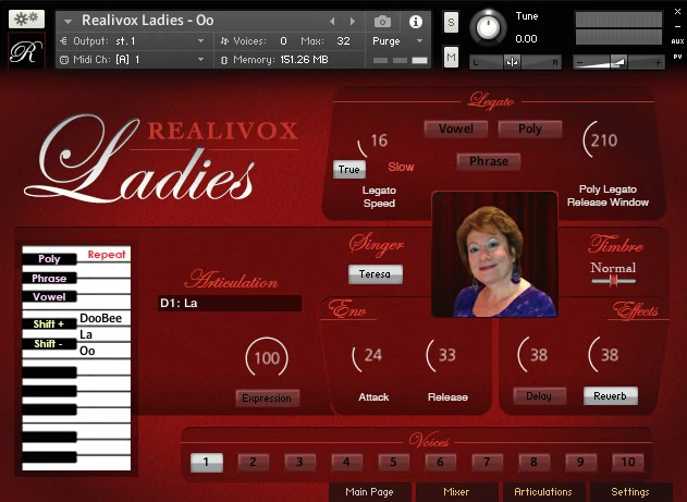 女人声音源 – RealiTone Realivox The Ladies v2.1 [KONTAKT]
