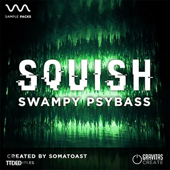 [电子乐Dub采样]Gravitas Create Squish – Swampy Psybass [WAV]（112Mb）