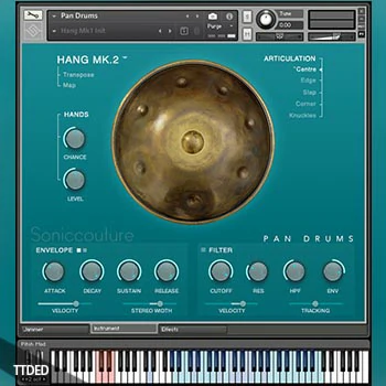 [手碟音源]Soniccouture Pan Drums v1.1.0 [KONTAKT]（3.31Gb）