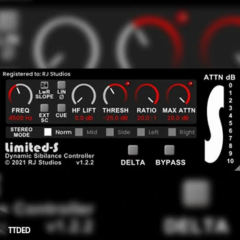 [齿音消除粗糙度控制器插件]Raising Jake Studios Limited S v1.2.2 [WiN, MacOSX]（9Mb）