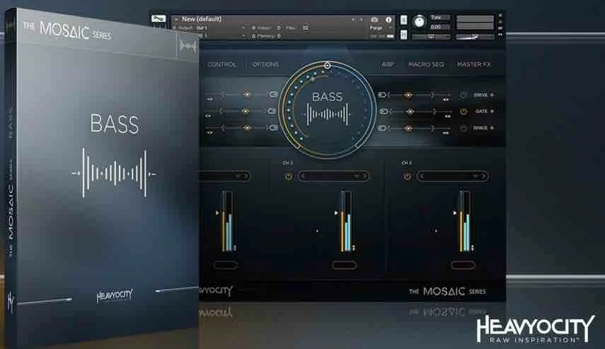 [2020影视配乐低音咆哮虚拟乐器]Heavyocity Mosaic Bass Kontakt（2.17GB）