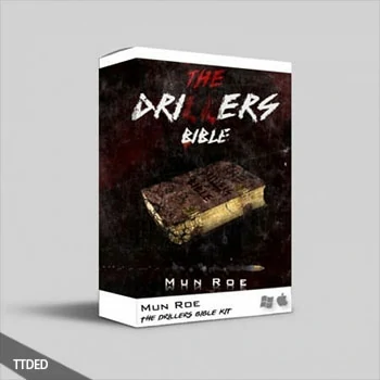 [Rap嘻哈陷阱鼓素材包]Mun Roe Drillers Bible (Drum Kit) [WAV, MiDi]（21Mb）