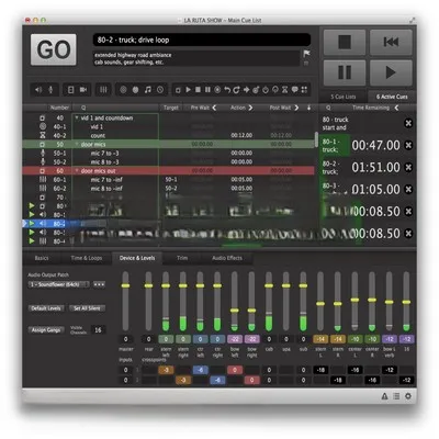 显示控制器 – QLab Pro 5.0 MacOSX